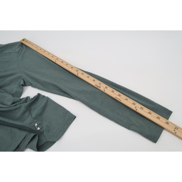 On Cloud Running Long Sleeve Comfort Long-T‎ Performance Shirt Green Men's Large - Picture 10 of 10